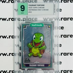 2025 Topps Chrome Tolerant Tortoise Veefriends First Chrome #93 MINT 9
