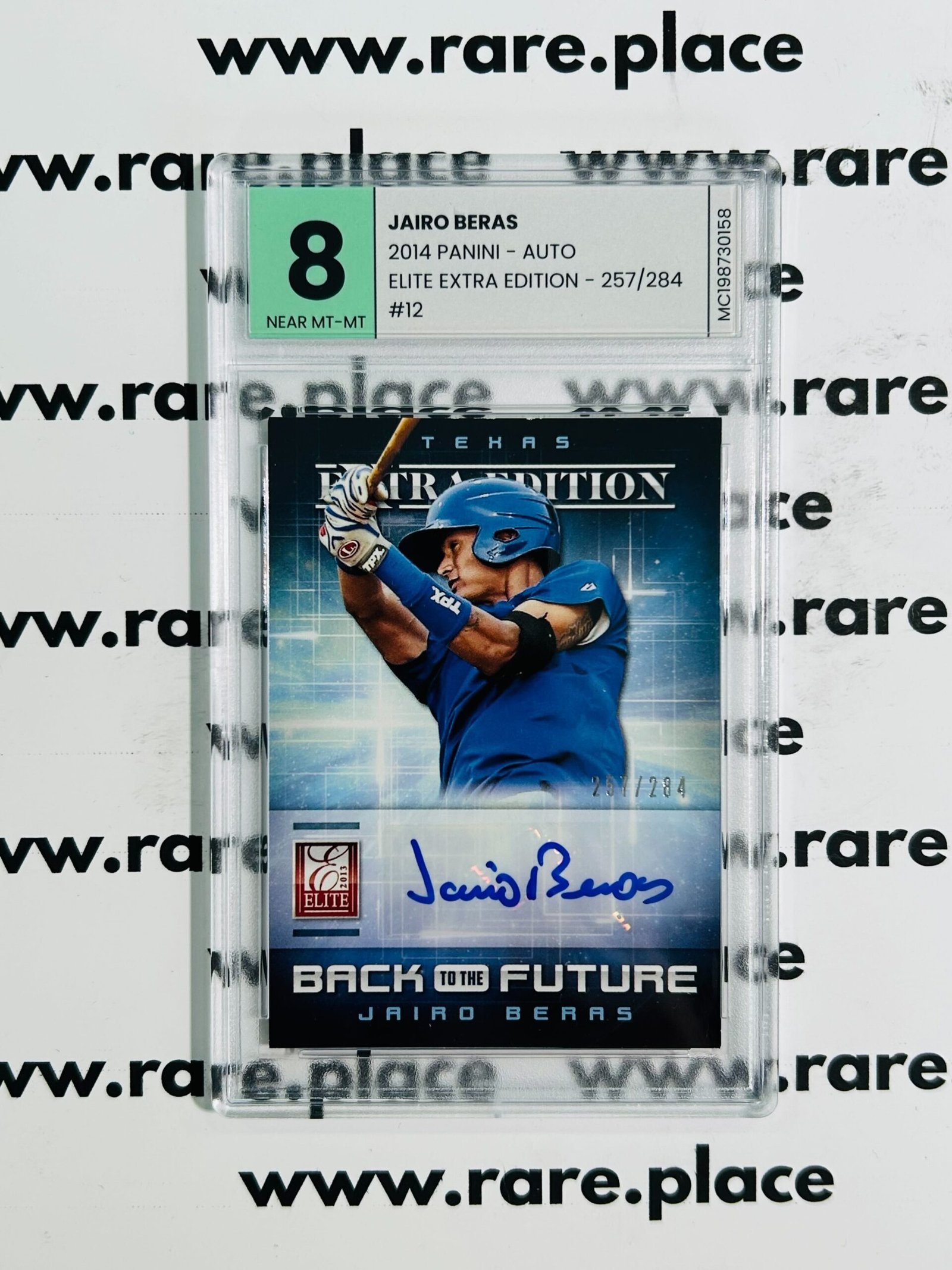 2014 Panini – Auto Jairo Beras Elite Extra Edition #12 NEAR MT-MT 8