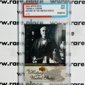 2004 Upper Deck Thomas A. Edison History Of The United States #114 SOC POP 1