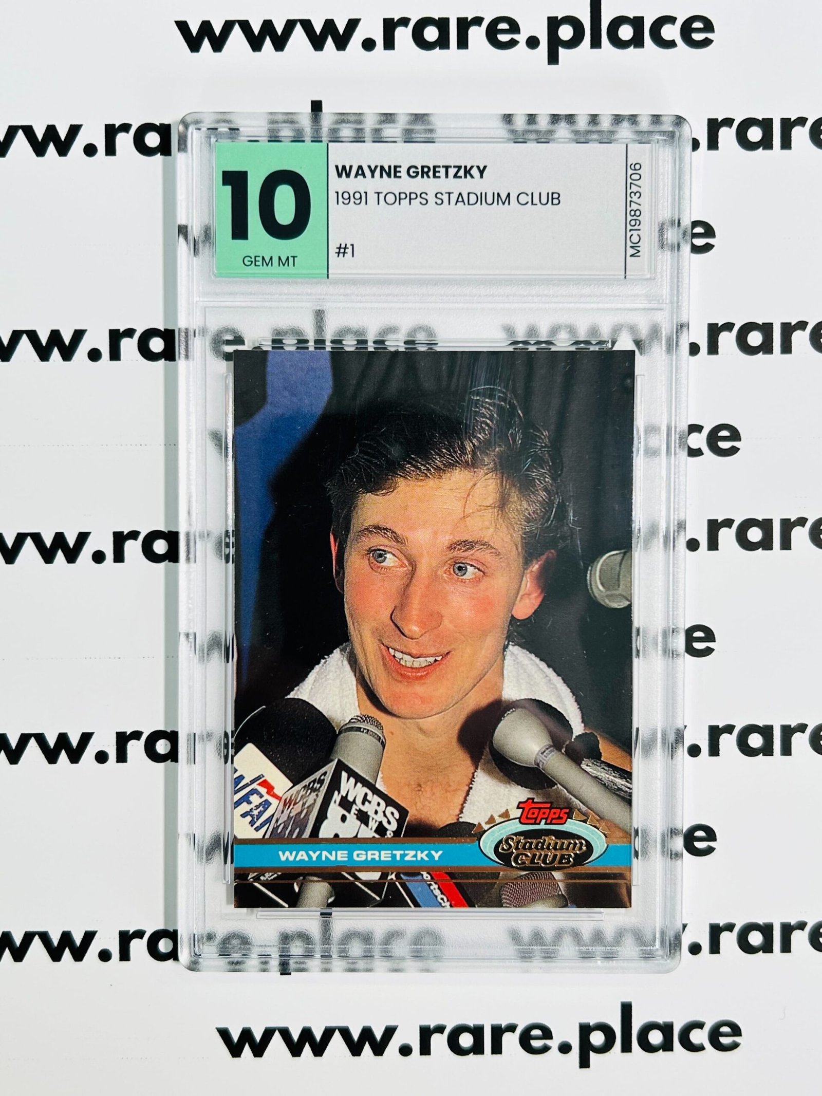 1991 Topps Stadium Club Wayne Gretzky #1 GEM MINT 10
