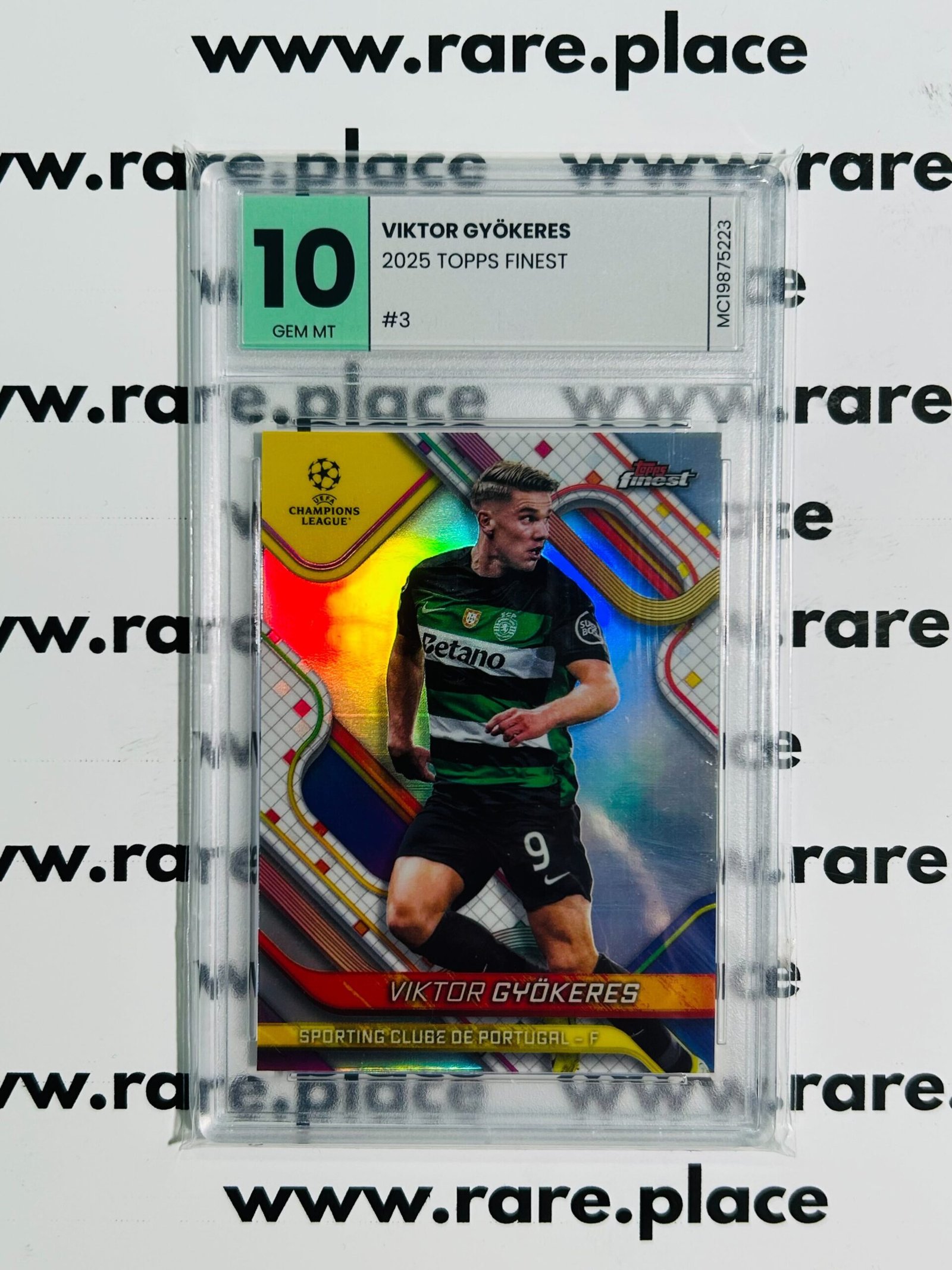 2025 Topps Finest – Viktor Gyokeres #3 GEM MINT 10