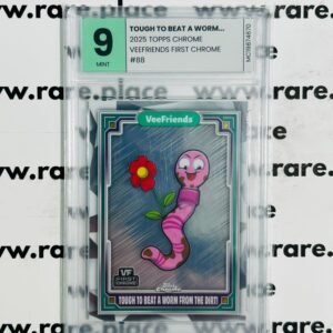 2025 Topps Chrome Tough To Beat A Worm… Veefriends First Chrome #88 MINT 9
