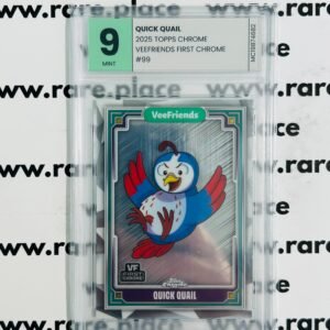 2025 Topps Chrome Quick Quail Veefriends First Chrome #99 MINT 9