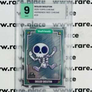 2025 Topps Chrome Skilled Skeleton Veefriends First Chrome #29 MINT 9