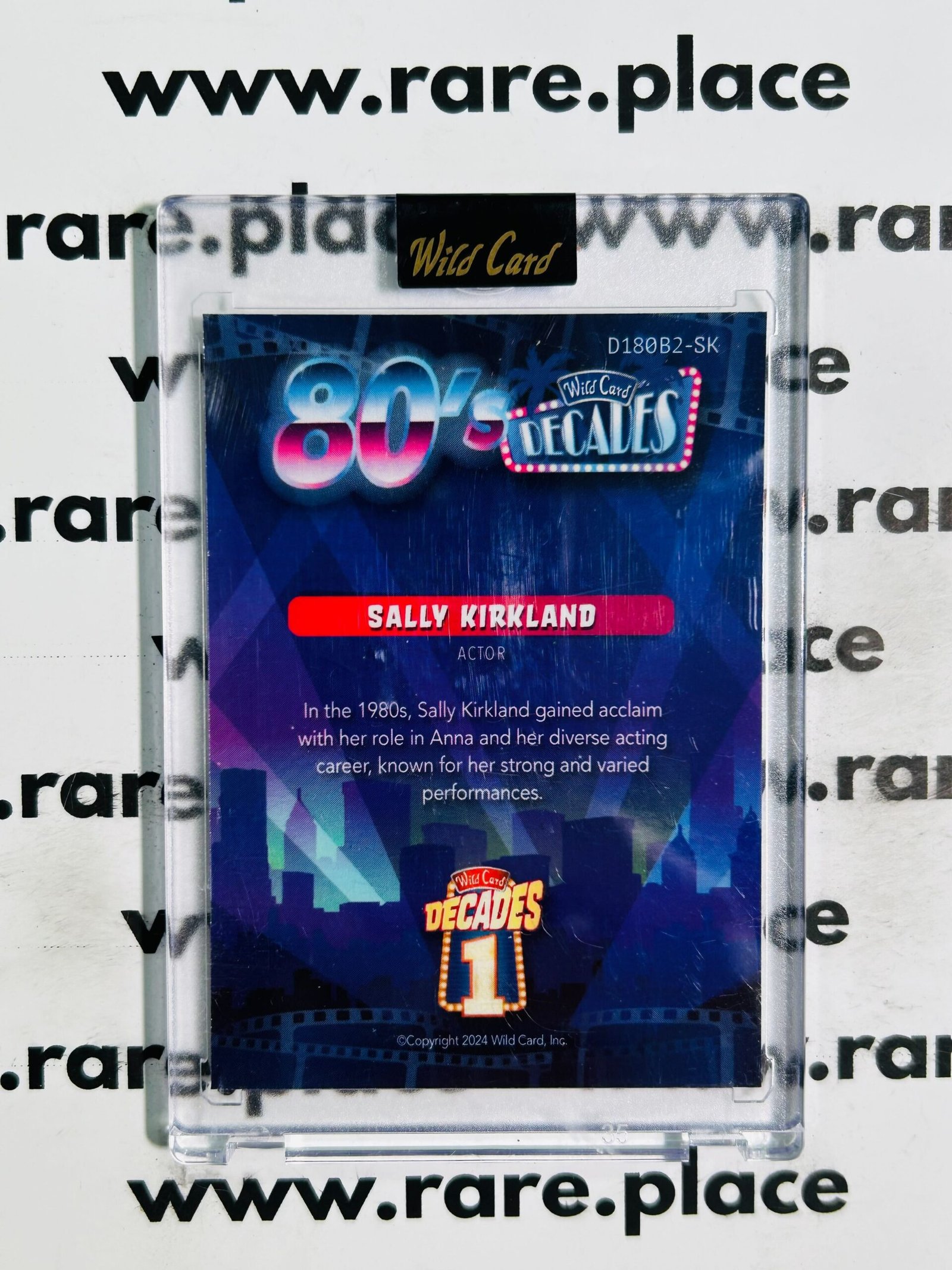 2024 Wild Card Decades Sally Kirkland 80's #D180B2-SK 1/1 - Image 2
