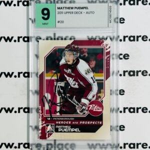 2011 Upper Deck - Auto Matthew Puempel #20 Mint 9