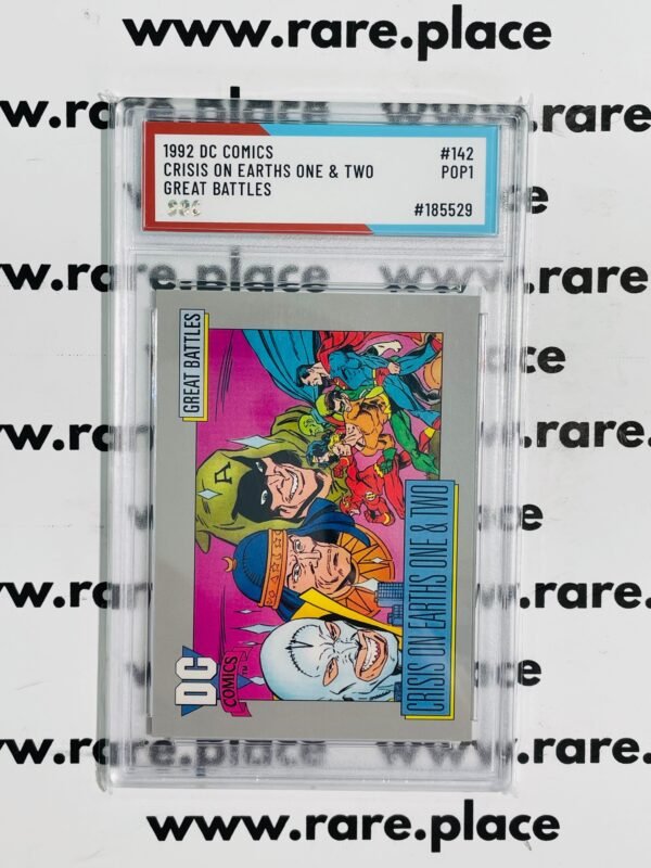 1992 DC Comics Crisis On Earths One & Two Great Battles #142 SOC POP1